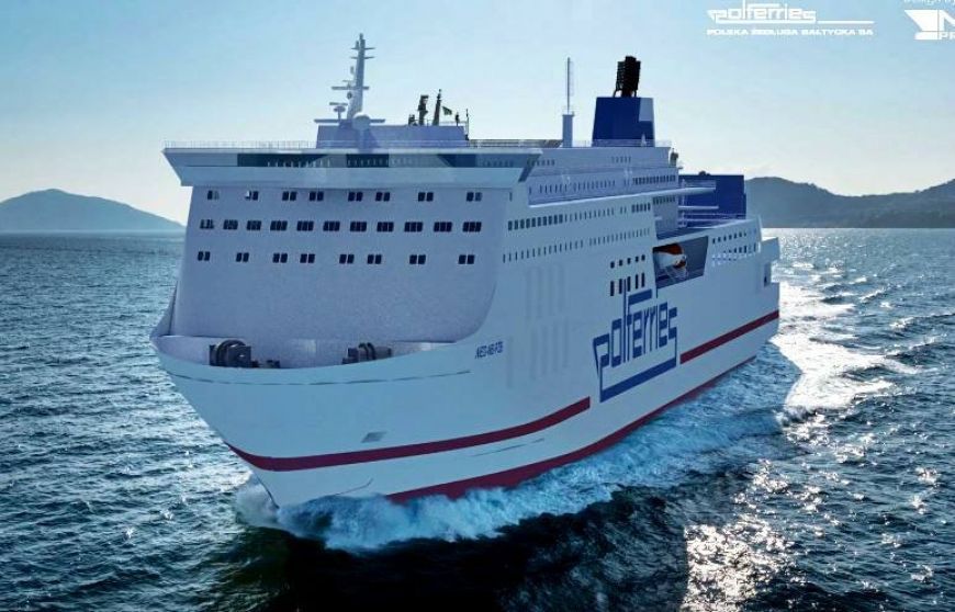 Jak będzie wyglądał nowy prom dla Polferries? Tego tak naprawdę nie wie chyba jeszcze nikt. Tutaj wizja NED-project.