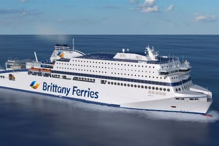 Opóźnienia z dostawą nowego promu Brittany Ferries