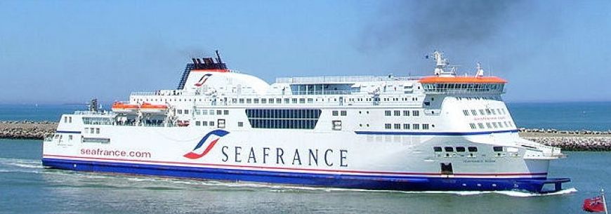 Prom Rodin jeszcze w barwach SeaFrance. Niedługo będzie obsługiwał połączenie Calais-Dover w barwach DFDS Seaways i pod zmienioną nazwą.