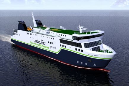 Nowy projekt gdańskiego biura. Prom dual-fuel gotowy do służby w trudnych warunkach