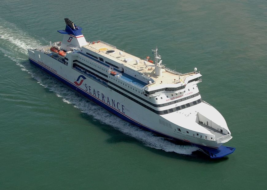 Superfast X jeszcze w barwach SeaFrance (2008)