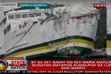 Poważna kolizja promu na Filipinach