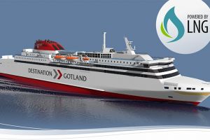 Nowy prom dla Destination Gotland wyruszył w stronę Szwecji. Nowoczesny statek LNG już wkrótce na Bałtyku