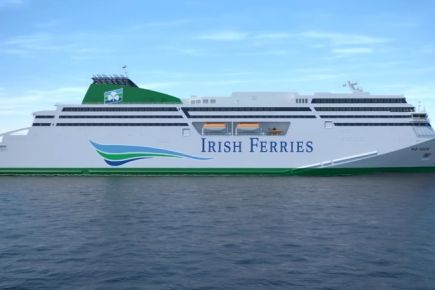 Dalsze problemy Irish Ferries. Kolejny termin dostawy nowego promu nie zostanie dotrzymany