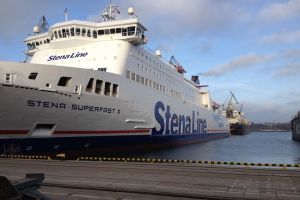 Stena Superfast X gotowa do wejścia na trasę