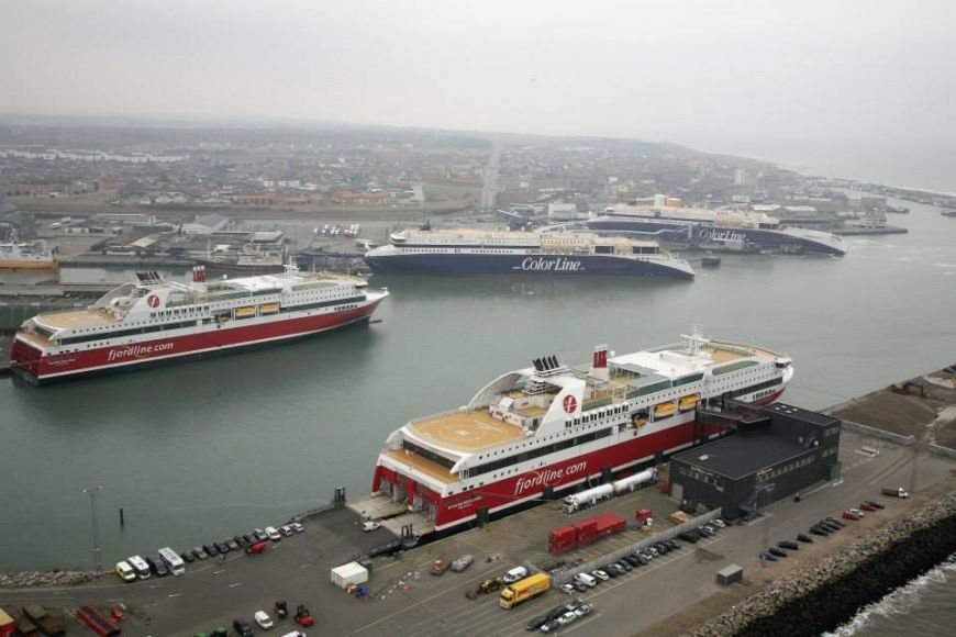 Port w Hirtshals - główne skrzyżowanie szlaków skandynawskich