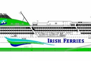 Uroczyste cięcie blach pod nowy prom dla Irish Ferries