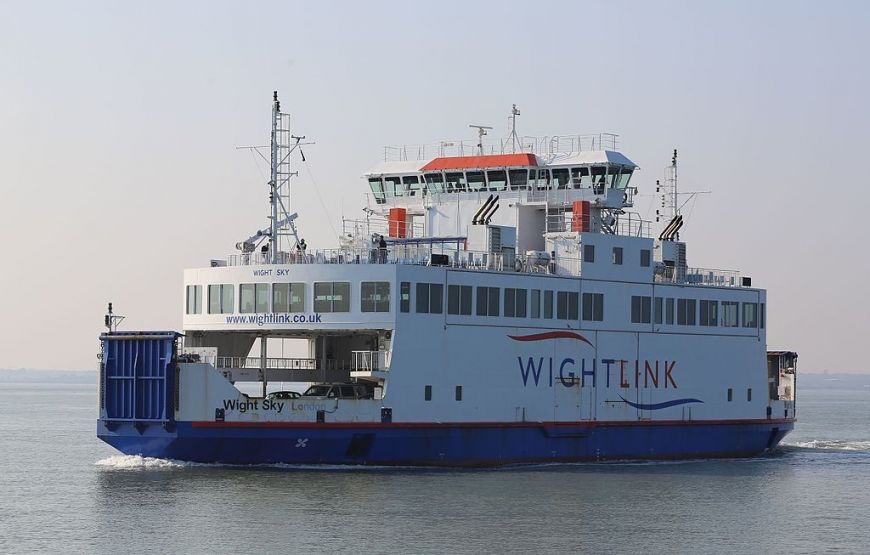 Poranny pożar na pokładzie promu Wightlink