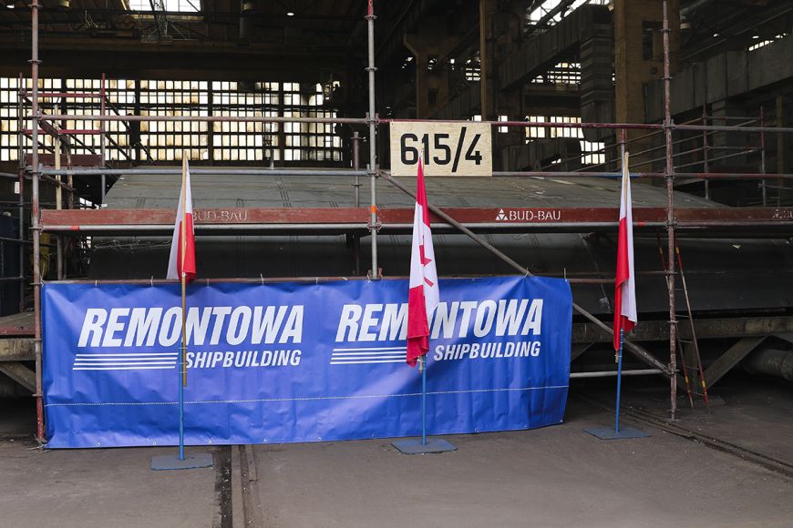 W gdańskiej stoczni Remontowa Shipbuilding rozpoczęła się budowa nowego promu dla BC Ferries. Tym razem bez fety.