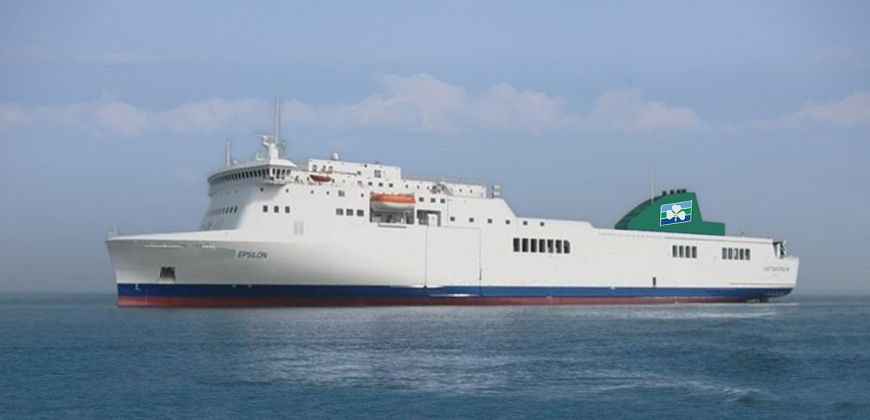 Prom Epsilon pływa na co dzień dla Irish Ferries