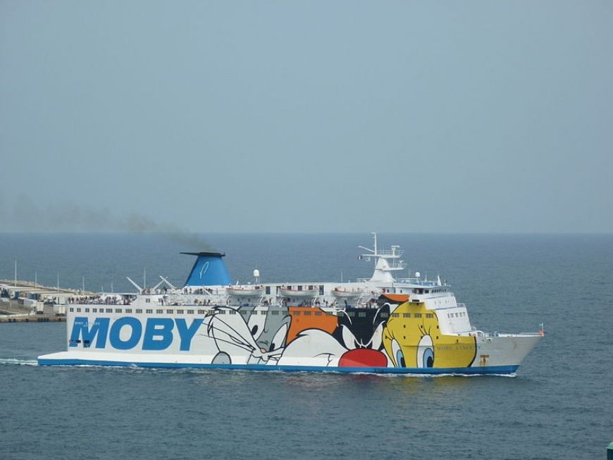 Promy Moby Lines słyną z oryginalnych, przyciągających oko malowań. Ciekawe, jakie grafiki znajdą się na nowych, zamówionych własnie jednostkach typu ro-pax?