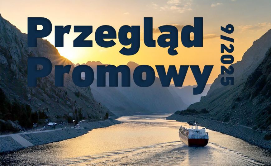 Przegląd promowy 9/2025, a w nim m.in. o próbach morskich z udziałem nowego polskiego promu