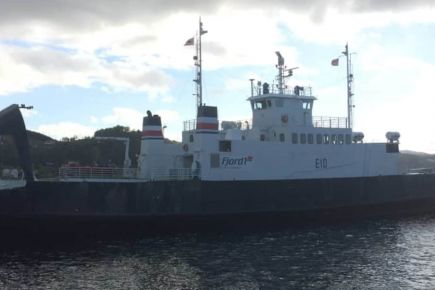 Pożar na pokładzie promu należącego do Fjord1
