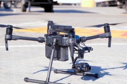 Inteligentne drony pomogą DFDS