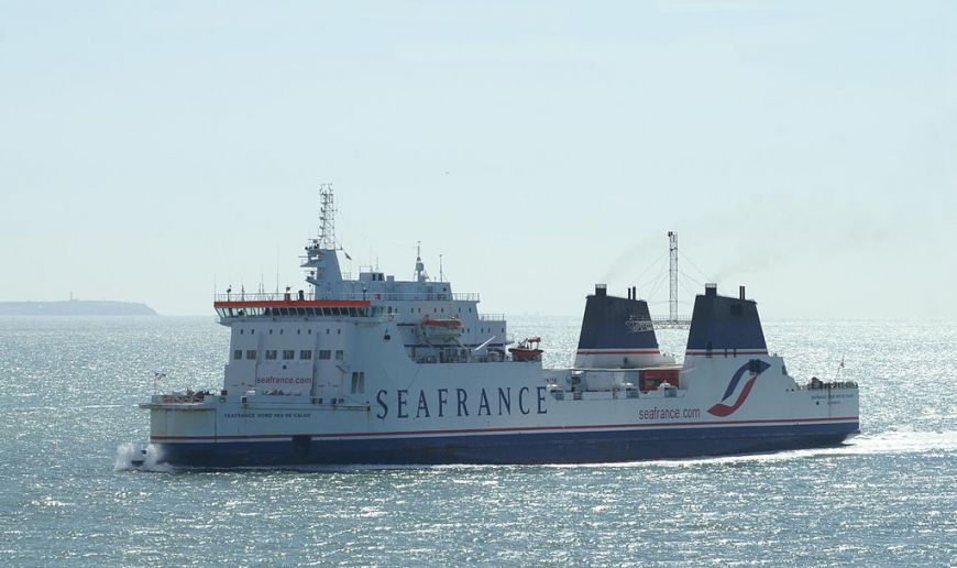 Prom Nord Pas-de-Calais w czasach, gdy pływał dla Sea France.